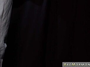 teen groping tits in hardcore group threesome 😈