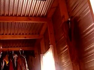 Teen's first anal experience in BDSM and creampie - Rockitty