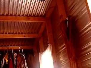 Teen's first anal experience in BDSM and creampie - Rockitty