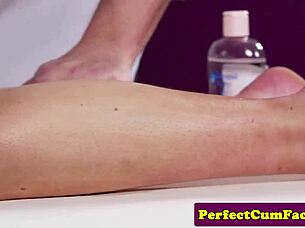 pov babe sucks cock and gets facial 😏