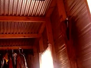 Teen's first anal experience in BDSM and creampie - Rockitty