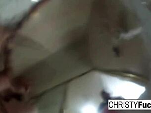 Christy Mack's Makeup Room Bath BTS Session