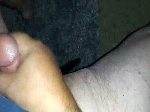 Are you watching me fill these panties with hot cum in homemade amateur action?