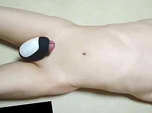 that boy jerking off with his rotor toy