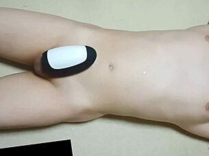 that boy jerking off with his rotor toy