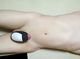 that boy jerking off with his rotor toy