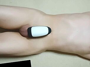 that boy jerking off with his rotor toy