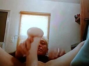 does the teen handle that big cock in the interview?