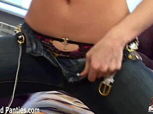 Azzurra worshipping cock in pov sucking scene