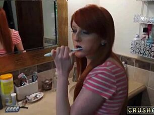 Teen With Braces Gets Intimate Facial In Family Affairs