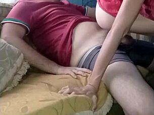 I lent her my support so she could be happy and do her morning squats.