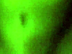 amateur russian couple plays with pussy in bedroom.