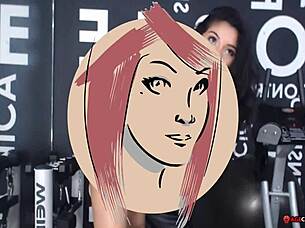 watch this latina get dirty on webcam during her workout