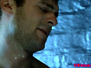 Muscular Englishman Discovers Secret Anal Club