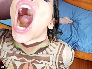 Jessy Jey masturbates with piss