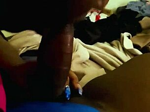 Dark Skin Sucking Big Dick