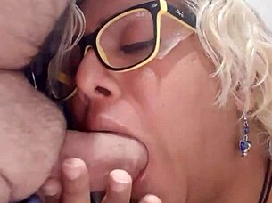 i'm a busty milf getting a facial