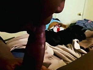 Dark Skin Sucking Big Dick