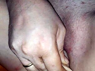 Wife Using Dildo on Bed 😏