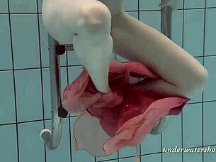 Is Katya The Sexy Blonde Mermaid Swimming Underwater With Friends?