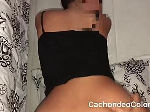 Young Colombian Teen Bent Over For Homemade Amateur Fuck!