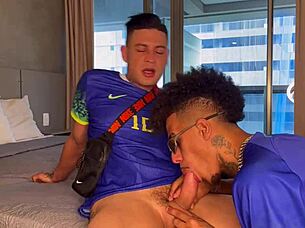 i celebrated brazil's win by getting fucked hard by my friend joão