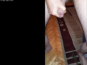 i cant believe how my cock explodes in slow motion during this homemade cumshot massage orgasm