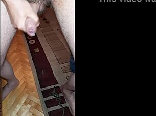 i cant believe how my cock explodes in slow motion during this homemade cumshot massage orgasm