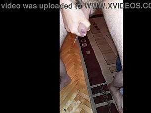 i cant believe how my cock explodes in slow motion during this homemade cumshot massage orgasm