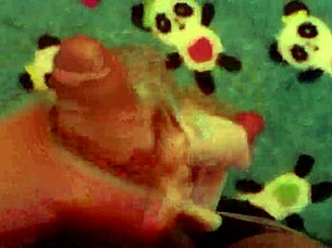 my neighbor's dirty laundry hides a secret masturbation session