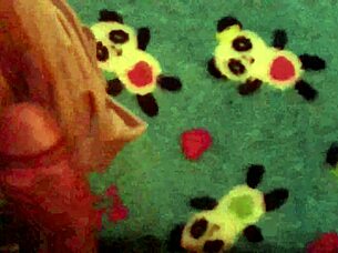 my neighbor's dirty laundry hides a secret masturbation session