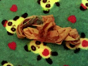 my neighbor's dirty laundry hides a secret masturbation session