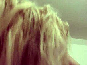 A wife shares a homemade webcam session with her husband