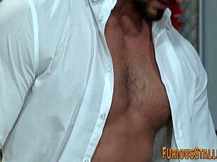 a muscled gay bodybuilder shares his fitness routine in high definition