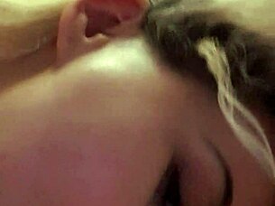 A wife shares a homemade webcam session with her husband