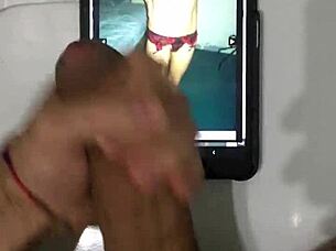 Hey, check out this cumtribute for bigcockgirls123 with petite teen handjob