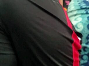 can you believe this ebony babe licking pussy so deep and wet