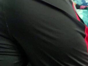 can you believe this ebony babe licking pussy so deep and wet