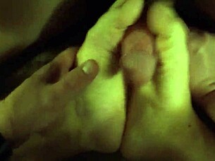 Hairy Gay Foot Fetish Cumshot Action