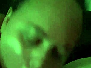 BBW gives blowjob before work, homemade style