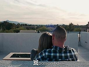 Kendall Kayden Sucks Big Cock By Fireplace