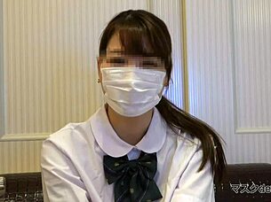 Masked Real Amateur Creampies Beautiful G-Cup Influencer Twice in Original Shoot