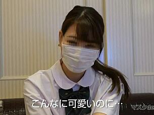 Masked Real Amateur Creampies Beautiful G-Cup Influencer Twice in Original Shoot