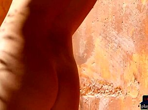 Perfect Body MILF Gia Ramey Gay Outdoor Strip