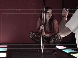 i tease as a naughty stripper romana and get fingered in a raunchy group threesome with riding and facials oh god