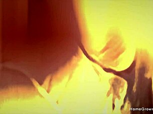 Petite Brunette Amateur Julia Vearth Gives Early Morning Blowjob in POV