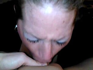 Amateur POV blowjob and tittyfuck with horny milf