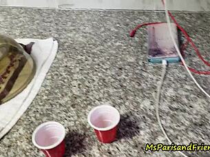 i just had to fuck my wife's hot shaved pussy from behind in pov