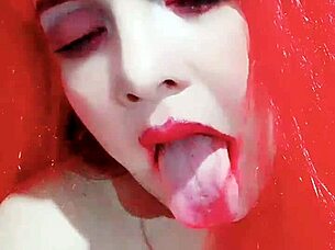 i'm trying to lick the leche girl, but it's tricky