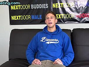 i love showing off my cock and shaking it during this gay casting interview